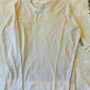 lululemon athletica White Long Sleeve Top